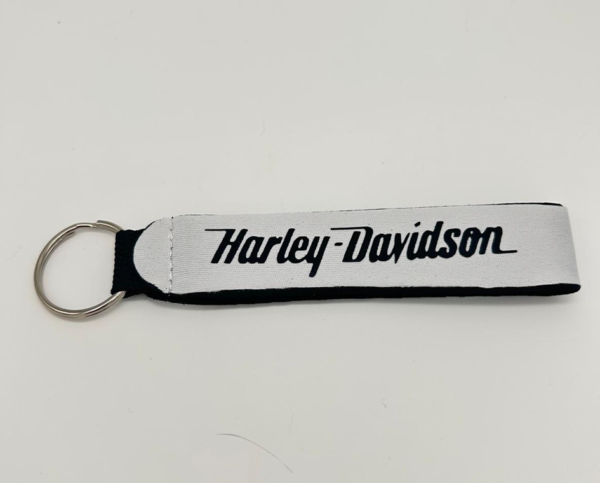 Llavero Harley Davison Blanco