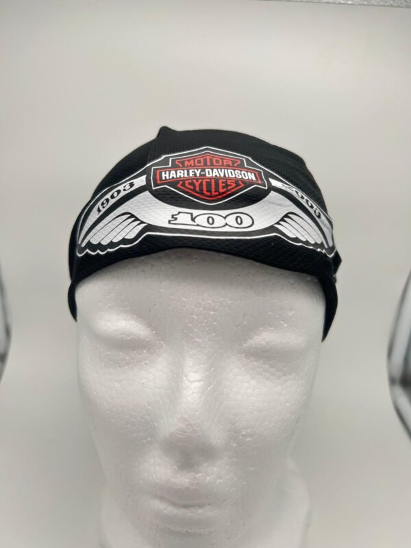 Turbante Harley Davison en blanco - Image 2
