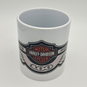 Taza Harley Davidson Blanca