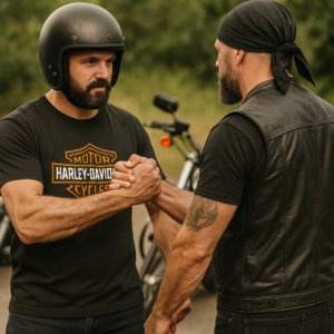 Camiseta Harley Davidson negra