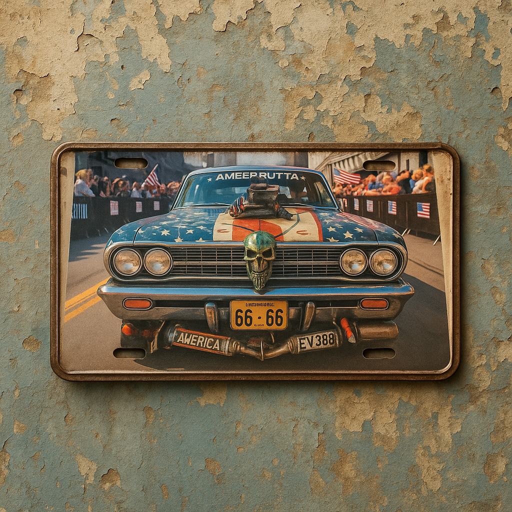 Placa Auto Americano