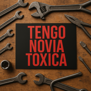 Placa tengo novia toxica
