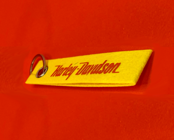 Llavero Harley Davidson amarillo - Image 2