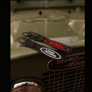 Llavero negro Land Rover