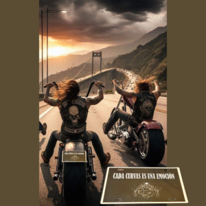 Placa Cada curva es una emocion