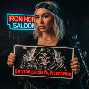 Placa la vida es corta, vive rapido