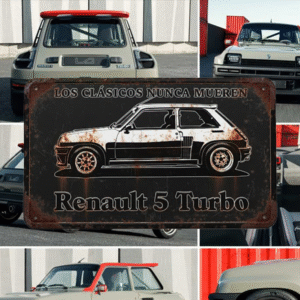 Placa Renault 5 turbo